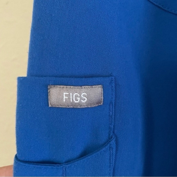Figs Tema Performance Cargo Scrubs Pants Tropical Blue Women's Sz XL - Picture 9 of 12